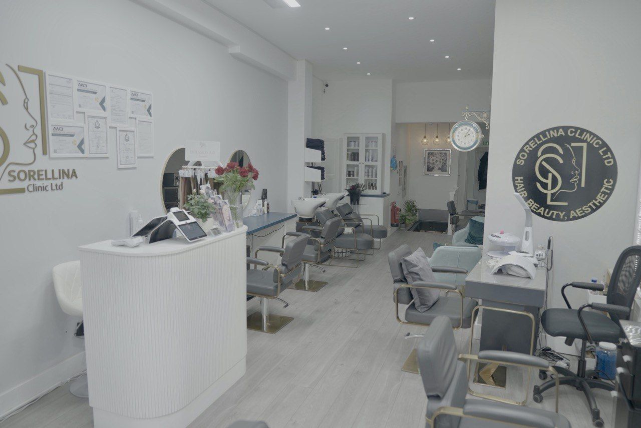 AW3 certifications on display at Sorellina Clinic reception